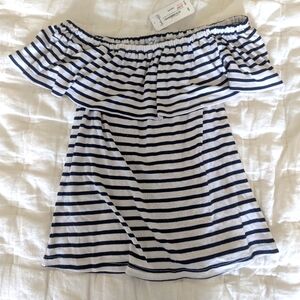 NWT Splendid off shoulder ruffle top